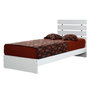 Hanah Home Somier individual 90 - Shiny White Blanco Brillante 95x100x205cm para Colchón 90x200cm